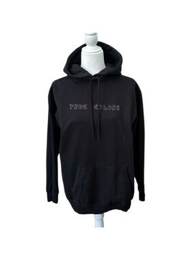 True Colors Black Hoodie Stylized Art Limited Edition Size Large